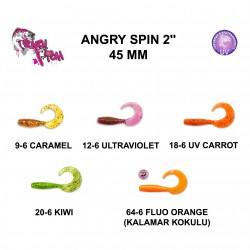 Crazy Fish Angry Spin 4.5 Cm Silikon Yem