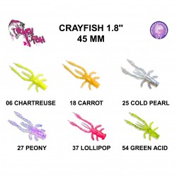 Crazy Fish Crayfish 4.5 Cm Silikon Yem