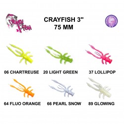 Crazy Fish Crayfish 7.5 Cm Silikon Yem