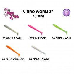 Crazy Fish Vibro Worm 7.5 Cm Silikon Yem