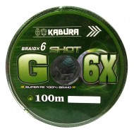 Kabura G-6X Shot Braidx6 100 Mt Örgü İp